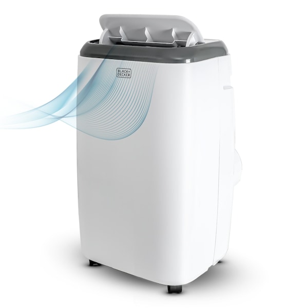 Black & Decker 5,000 BTU Portable Air Conditioner with Remote Control, White BPP05WTB - main